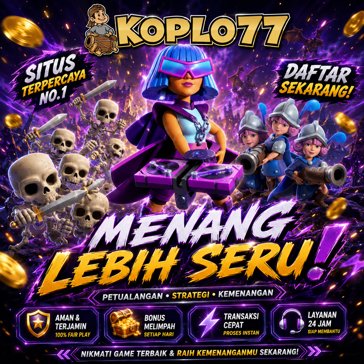 KOPLO77 | Platform Digital Situs KOPLO 77 Online Gacor RTP Tinggi Setiap Hari